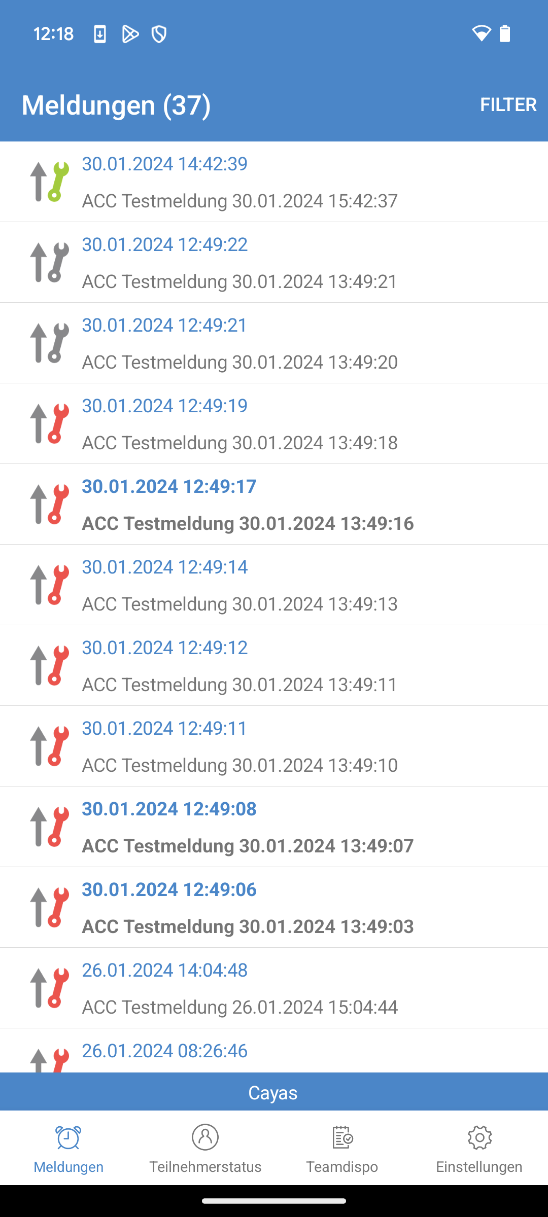 acc app messages on android